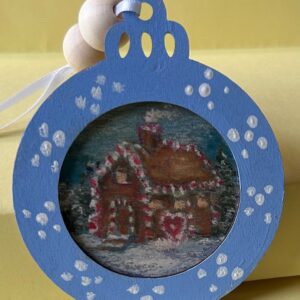 Gingerbread Cottage Christmas Ornament