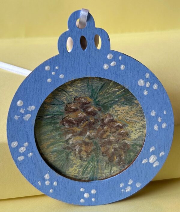 Pine Cones Christmas Ornament
