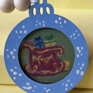 Sleigh Christmas Ornament