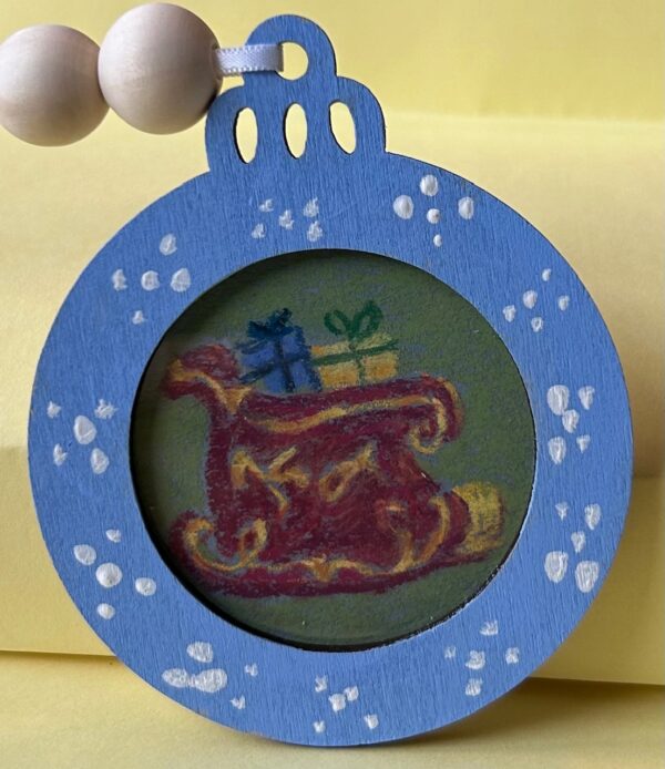 Sleigh Christmas Ornament