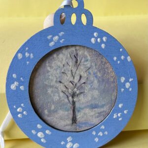 Snow Tree Christmas Ornament