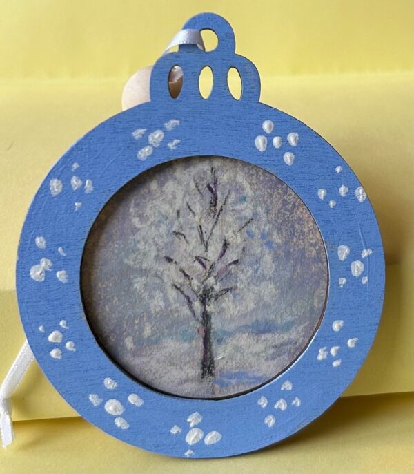 Snow Tree Christmas Ornament