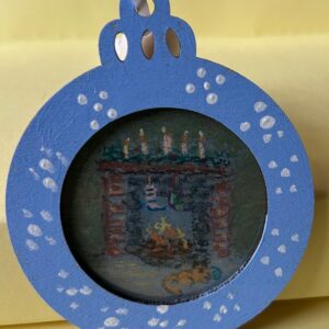 Fireplace Christmas Ornament